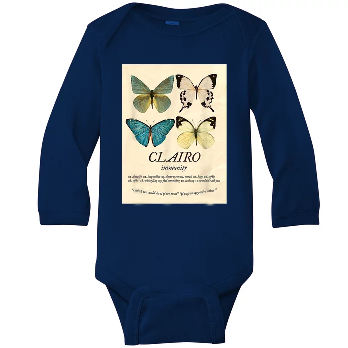 Clairo Immunity Classic Baby Long Sleeve Bodysuit