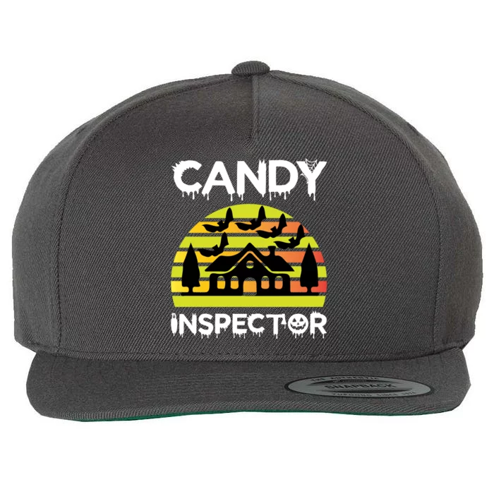 Candy Inspector Wool Snapback Cap