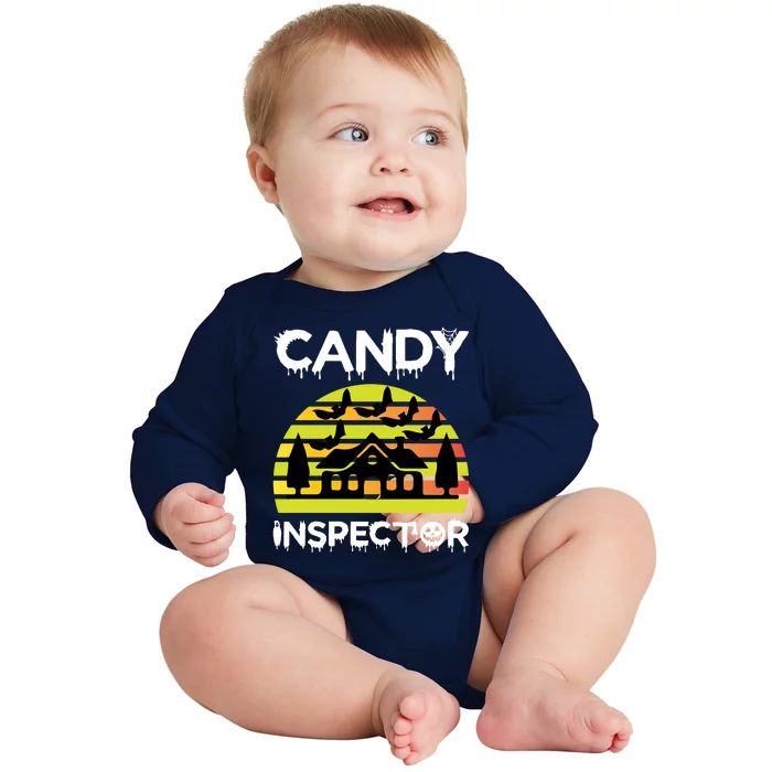 Candy Inspector Baby Long Sleeve Bodysuit