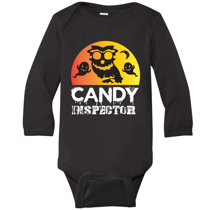 Candy Inspector Baby Long Sleeve Bodysuit