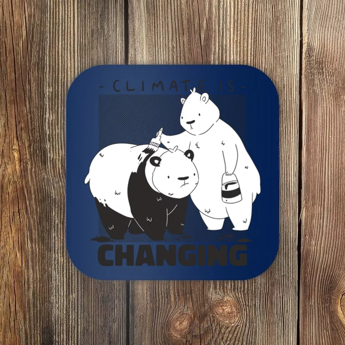 Climate Is Changing Polar Bear Coaster