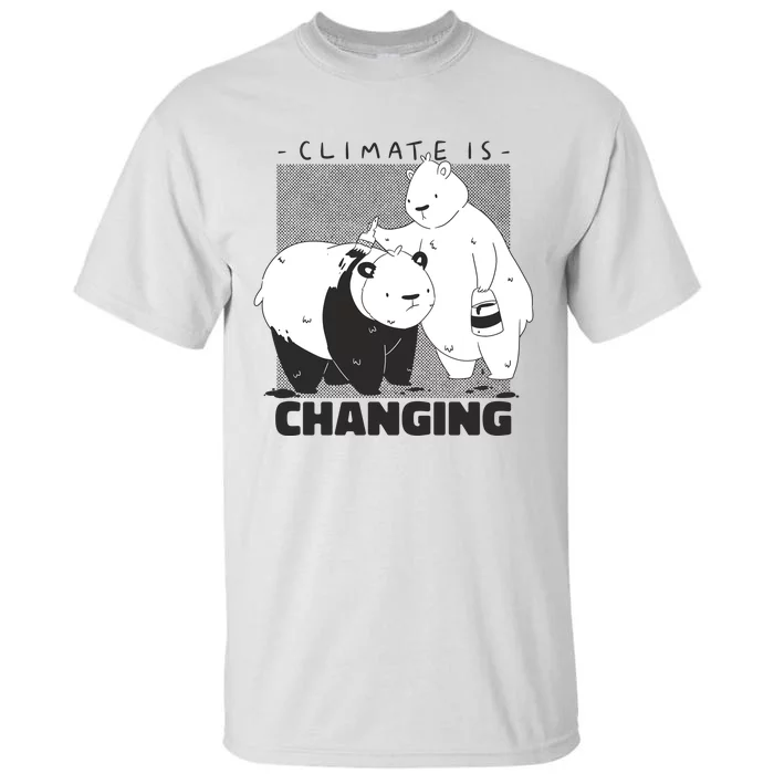 Climate Is Changing Polar Bear Tall T-Shirt