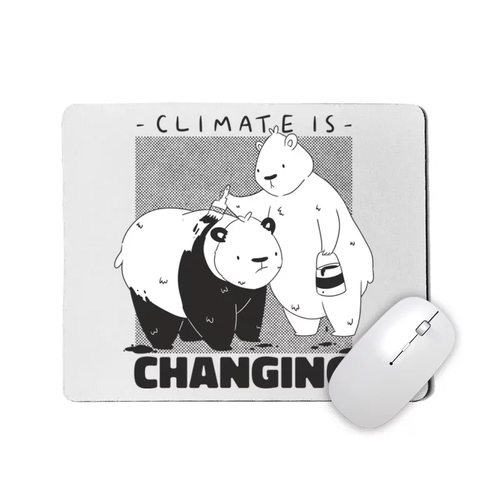 Climate Is Changing Polar Bear Mousepad