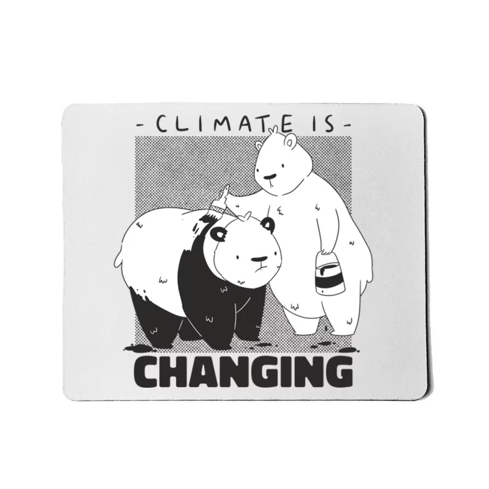 Climate Is Changing Polar Bear Mousepad