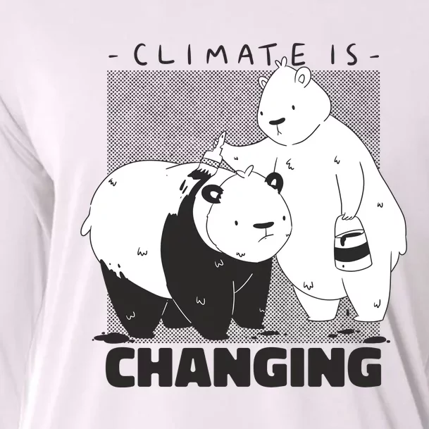 Climate Is Changing Polar Bear Cooling Performance Long Sleeve Crew