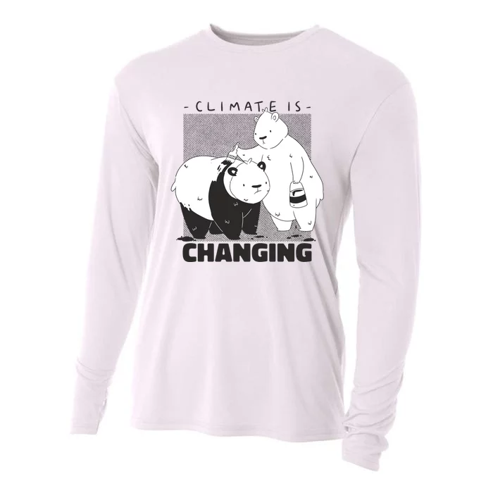 Climate Is Changing Polar Bear Cooling Performance Long Sleeve Crew