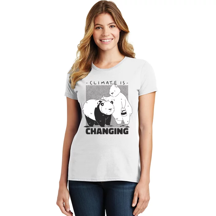 Climate Is Changing Polar Bear Women's T-Shirt