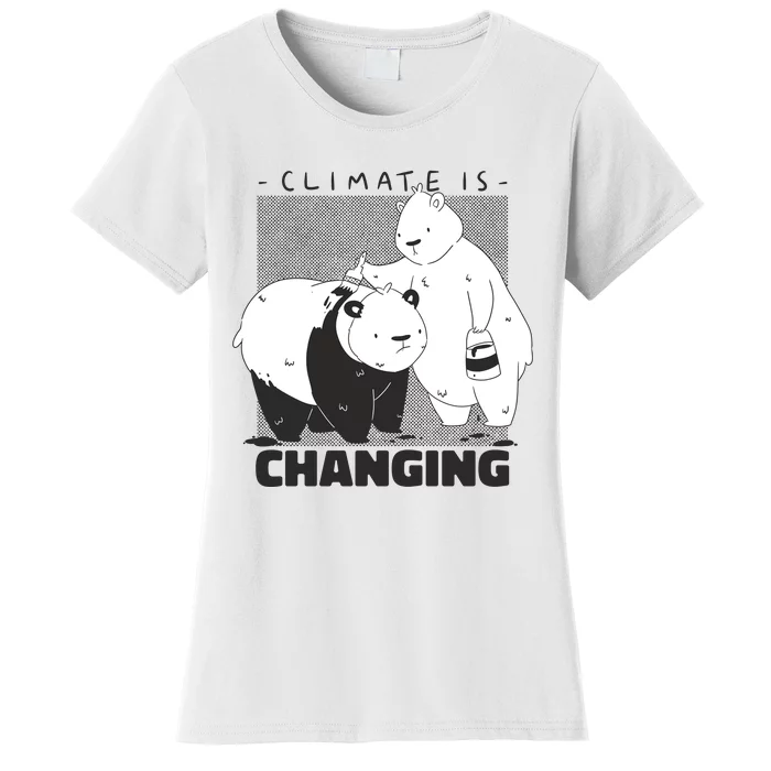 Climate Is Changing Polar Bear Women's T-Shirt