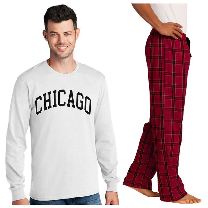 Chicago Illinois Long Sleeve Pajama Set