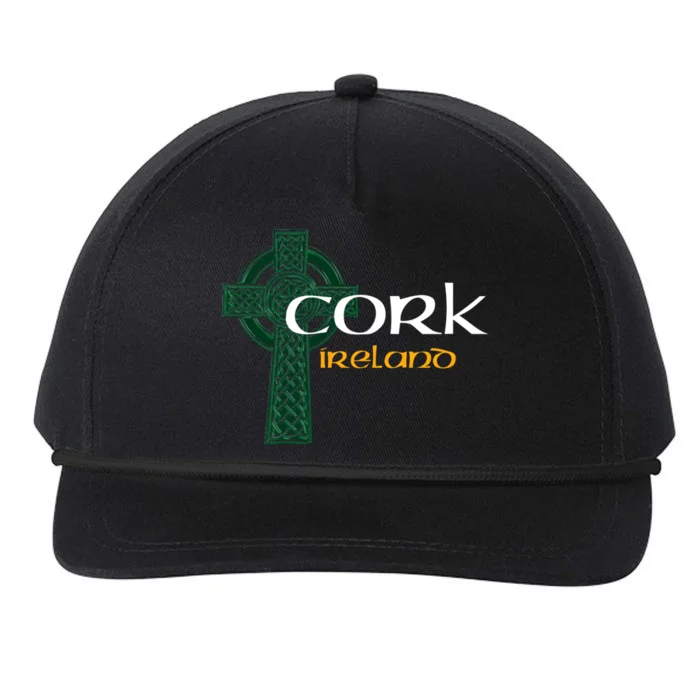 Cork Ireland County Celtic Gaelic Football And Hurling Great Gift Snapback Five-Panel Rope Hat