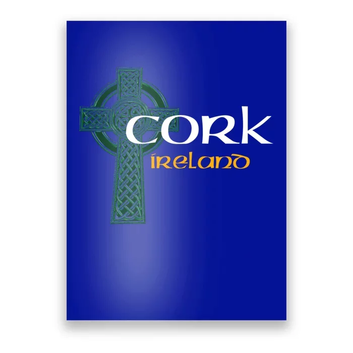 Cork Ireland County Celtic Gaelic Football And Hurling Great Gift Poster