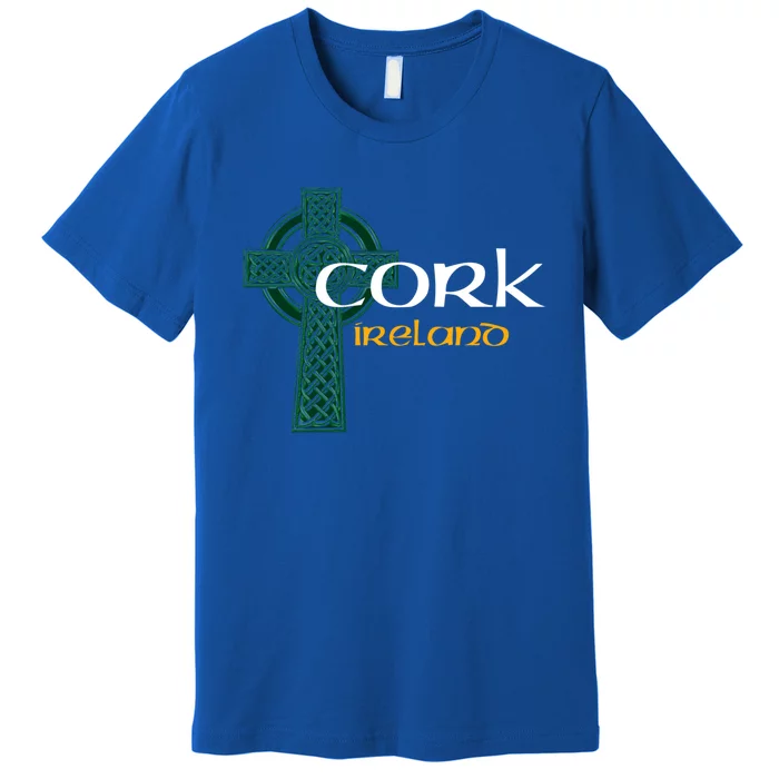 Cork Ireland County Celtic Gaelic Football And Hurling Great Gift Premium T-Shirt