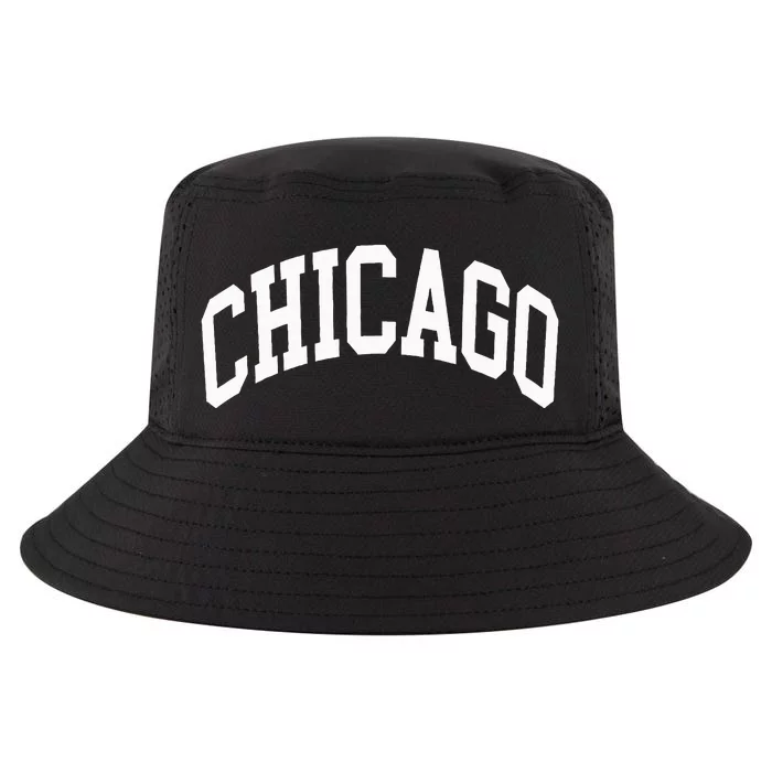 Chicago Illinois Cool Comfort Performance Bucket Hat