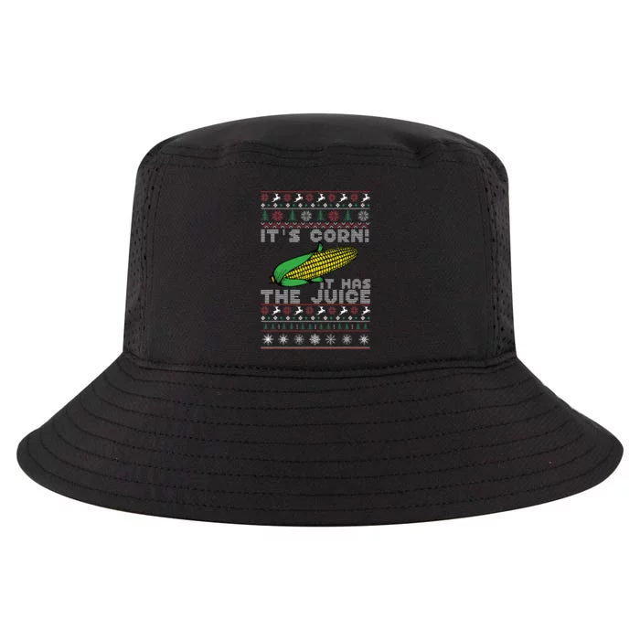 Christmas It's Corn A Lump With Knobs It Has The Juice Ugly Cool Comfort Performance Bucket Hat