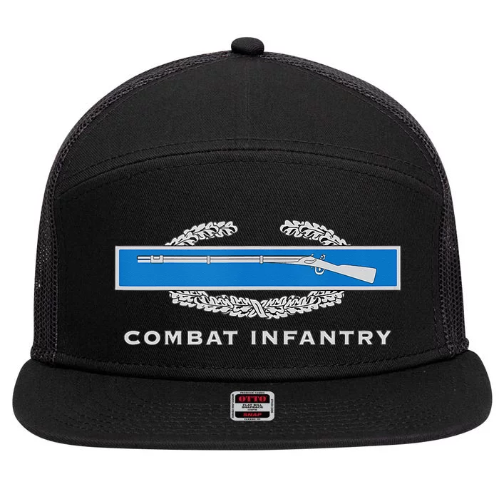 Combat Infantry 7 Panel Mesh Trucker Snapback Hat