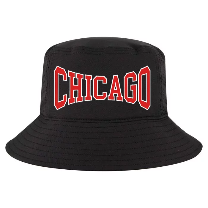 Chicago Illinois Cool Comfort Performance Bucket Hat