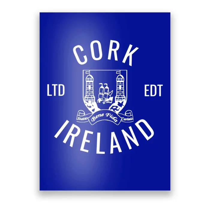 Cork Ireland County Celtic Gaelic Football And Hurling Cool Gift Poster