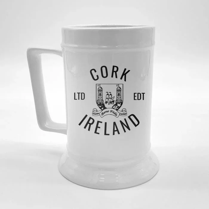 Cork Ireland County Celtic Gaelic Football And Hurling Cool Gift Front & Back Beer Stein