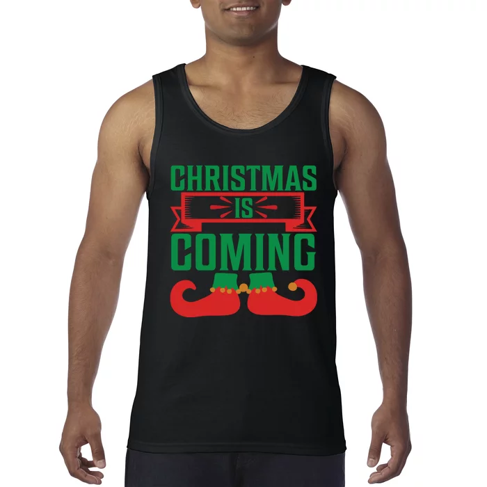 Christmas Is Coming Tank Top