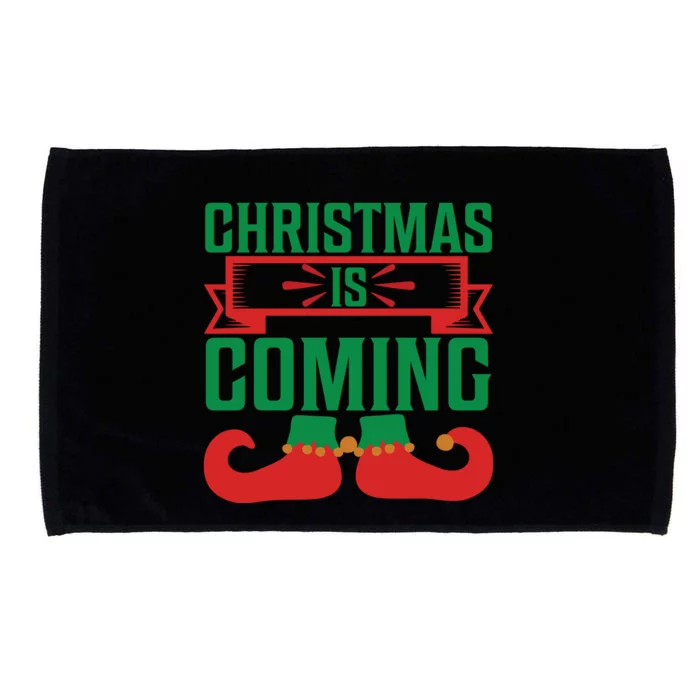 Christmas Is Coming Microfiber Hand Towel