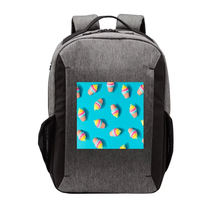 Colorful Ice Cream Pattern Vector Backpack