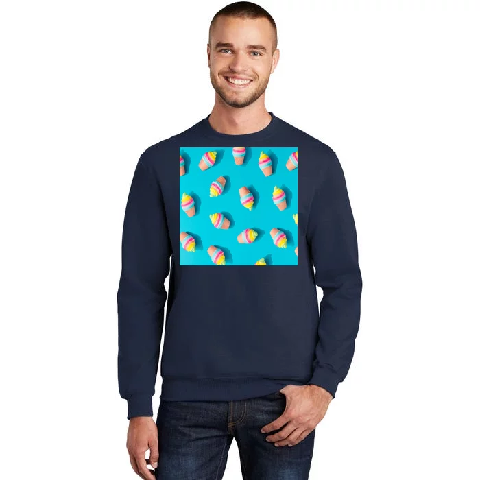 Colorful Ice Cream Pattern Sweatshirt