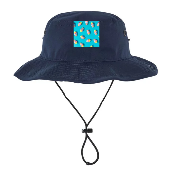 Colorful Ice Cream Pattern Legacy Cool Fit Booney Bucket Hat