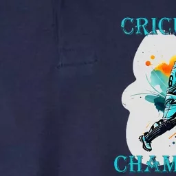 Cute Inspirational Cricket Sport Motif Cricket Champion Design Softstyle Adult Sport Polo