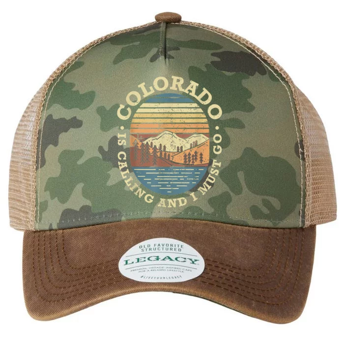 Colorado Is Calling And I Must Go Retro Legacy Tie Dye Trucker Hat