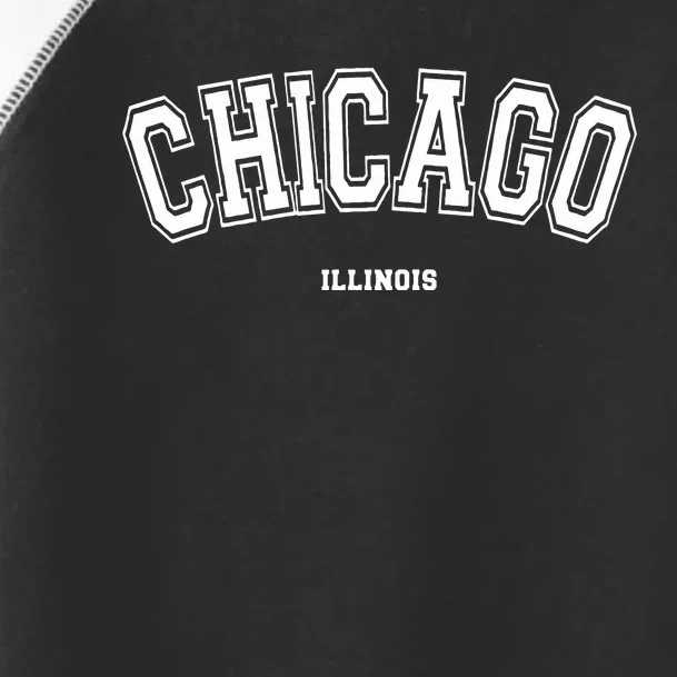 Chicago Illinois Toddler Fine Jersey T-Shirt