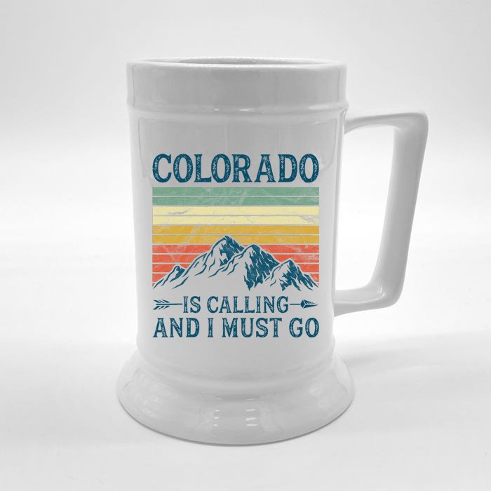 Colorado Is Calling And I Must Go Front & Back Beer Stein