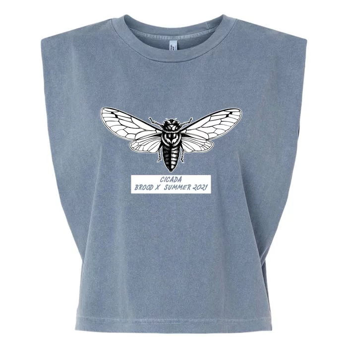 Cicada Brood X Summer 2021 Garment-Dyed Women's Muscle Tee