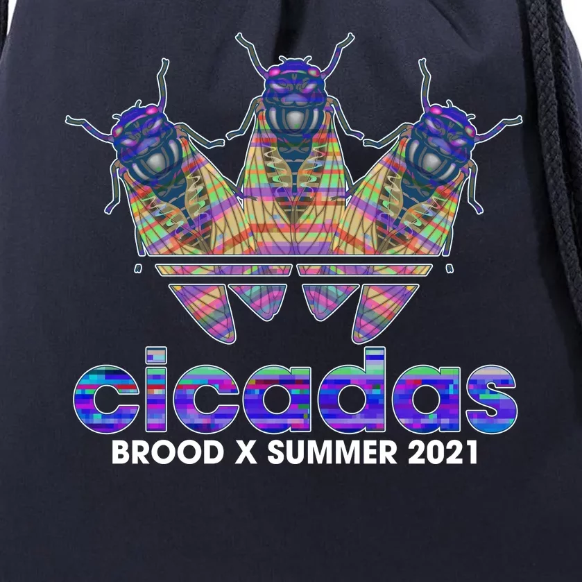 Cicadas Brood X Summer 2021 Sport Logo Drawstring Bag