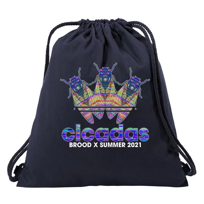 Cicadas Brood X Summer 2021 Sport Logo Drawstring Bag