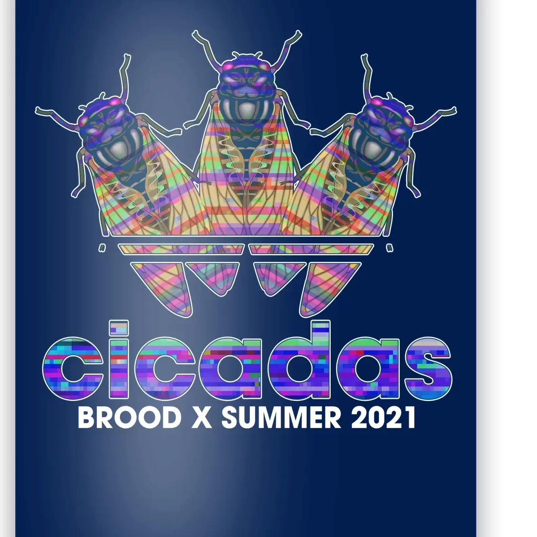 Cicadas Brood X Summer 2021 Sport Logo Poster