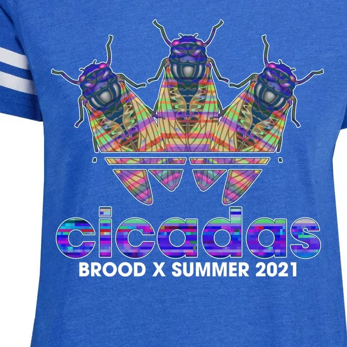 Cicadas Brood X Summer 2021 Sport Logo Enza Ladies Jersey Football T-Shirt