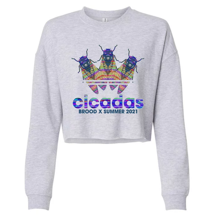 Cicadas Brood X Summer 2021 Sport Logo Cropped Pullover Crew