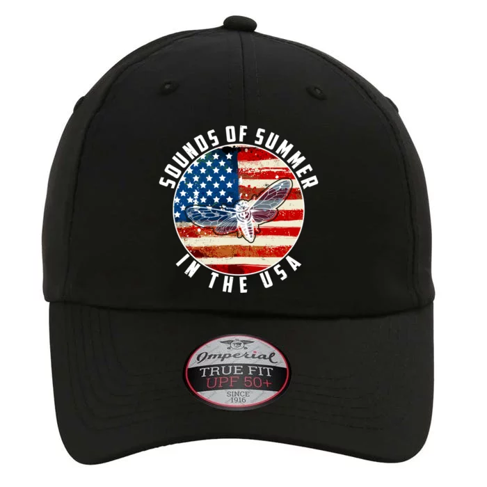 Cicadas Sounds Of Summer In The USA Flag The Original Performance Cap