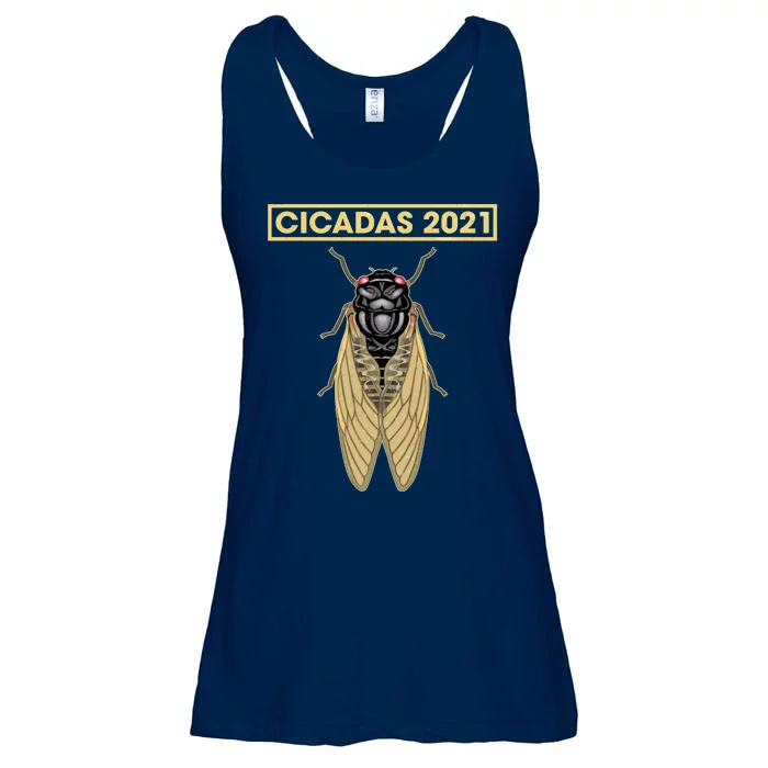 Cicadas Summer Brood X 2021 Ladies Essential Flowy Tank