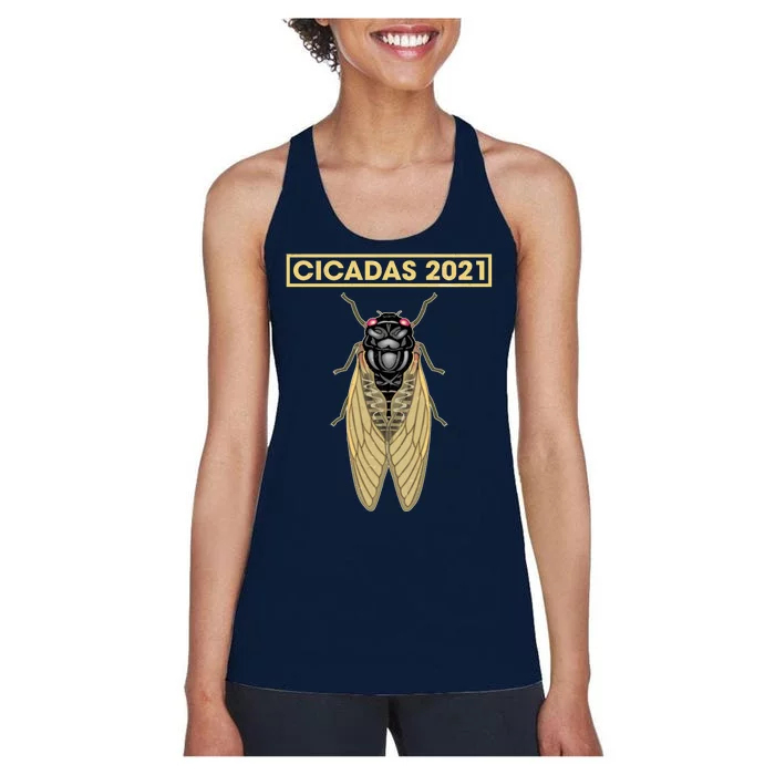 Cicadas Summer Brood X 2021 Women's Racerback Tank