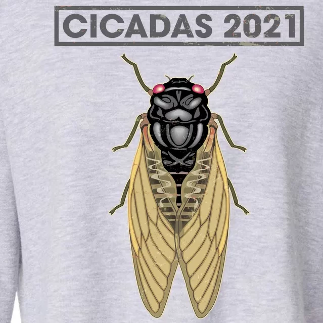 Cicadas Summer Brood X 2021 Cropped Pullover Crew