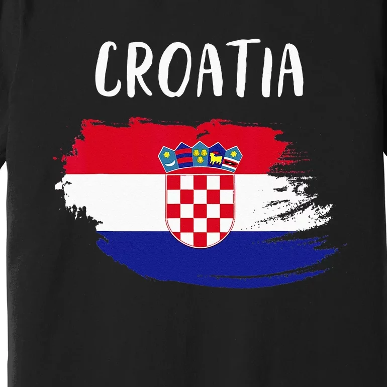 Croatia Indepedence Day Croatia Flag Premium T-Shirt