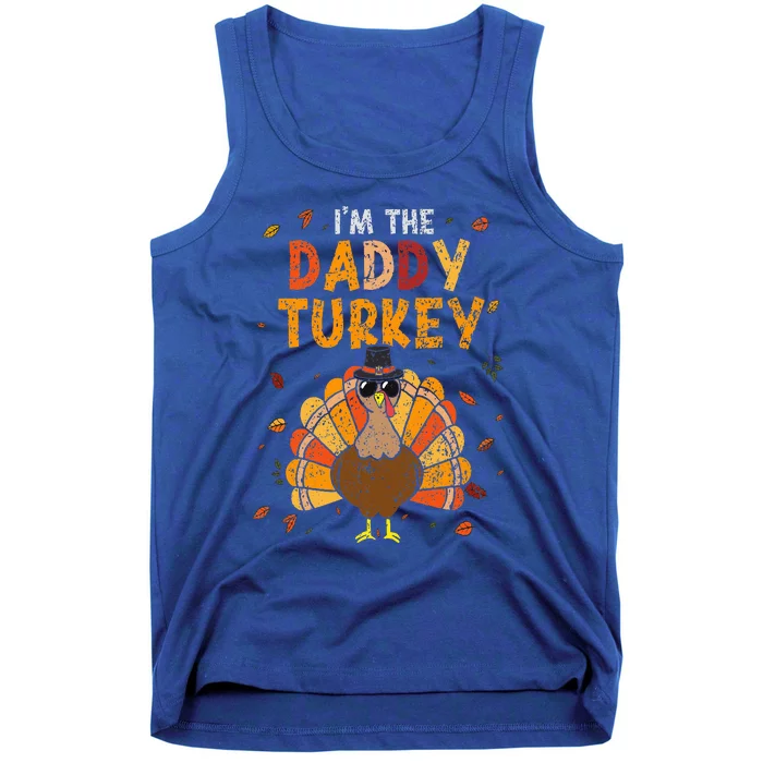 Cool I'm Daddy Turkey Thankful Papa Happy Thanksgiving Dad Tank Top