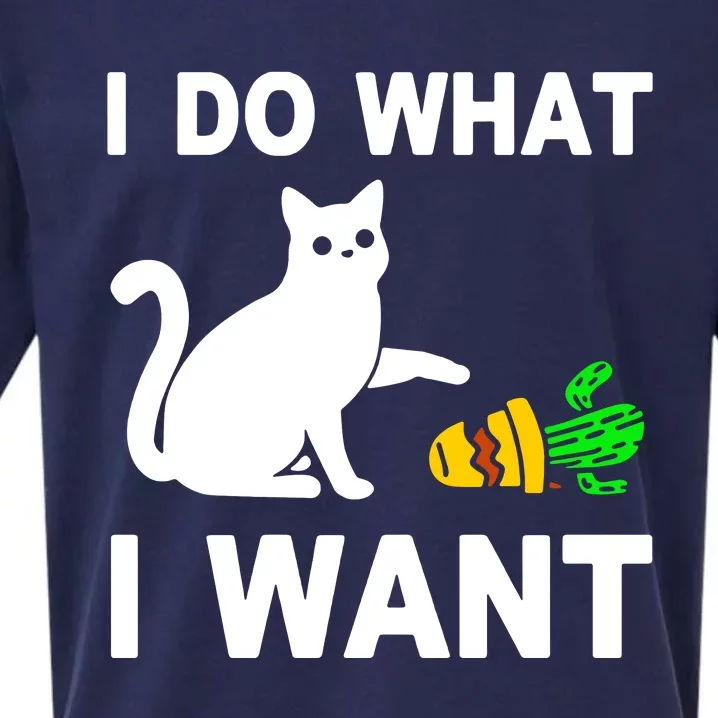 Cat I Do What I Want Sueded Cloud Jersey T-Shirt