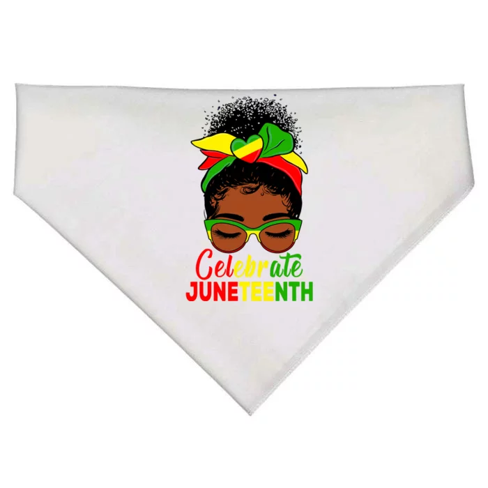 Celebrate Indepedence Day USA-Made Doggie Bandana