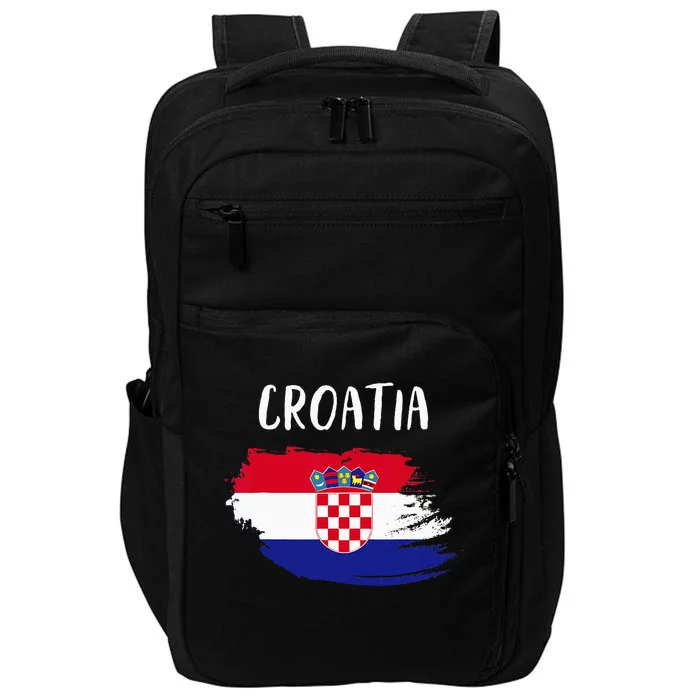 Croatia indepedence day croatia flag Impact Tech Backpack