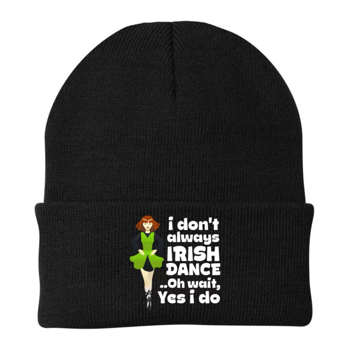 Cute Irish Dance Saint Patricks Day Shamrock Dancing Gift Knit Cap Winter Beanie