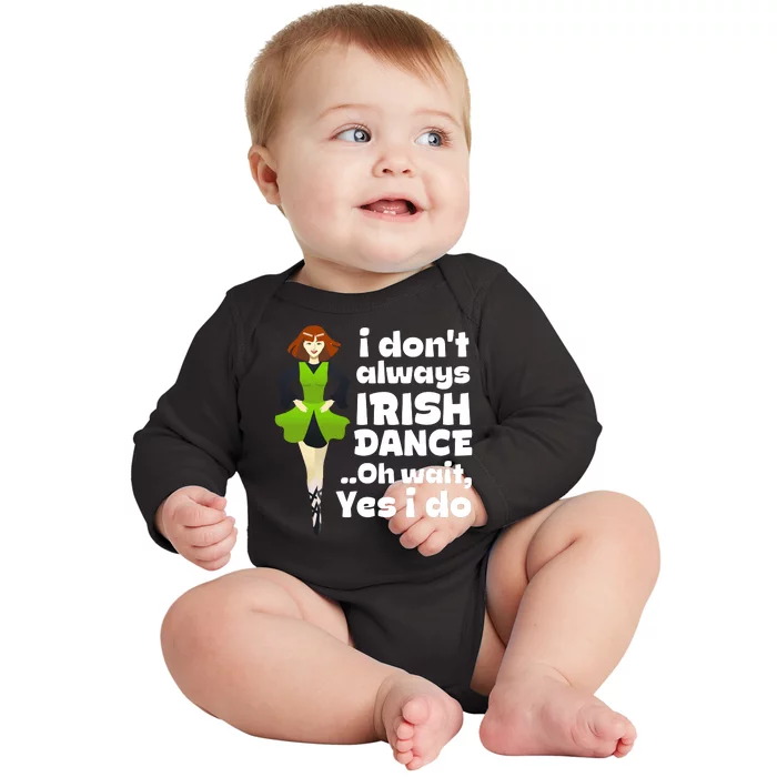 Cute Irish Dance Saint Patricks Day Shamrock Dancing Gift Baby Long Sleeve Bodysuit