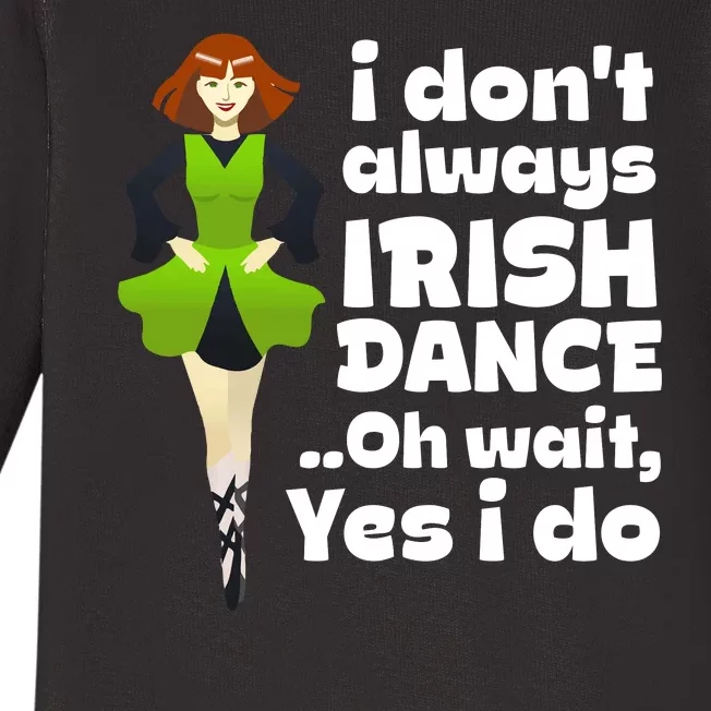 Cute Irish Dance Saint Patricks Day Shamrock Dancing Gift Baby Long Sleeve Bodysuit