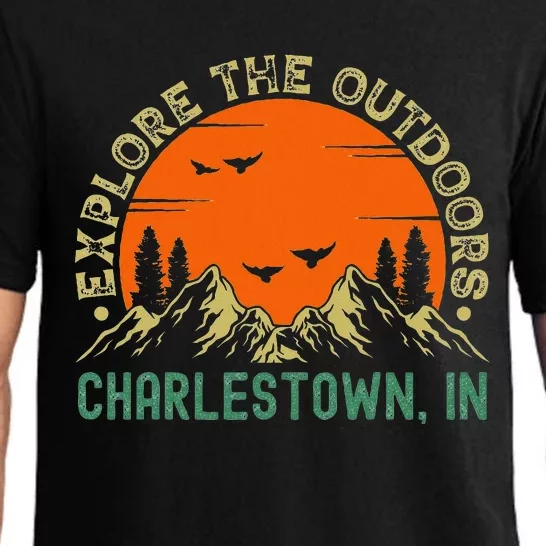 Charlestown Indiana Explore The Outdoors Pajama Set